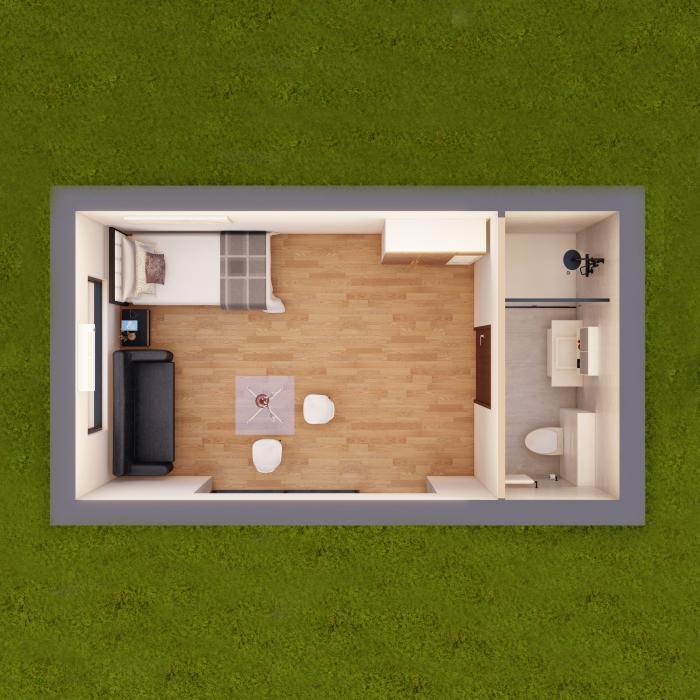 Ernesto zorgwoning - Mobiele zorgwoning in de tuin - Bovenaanzicht Optimo
